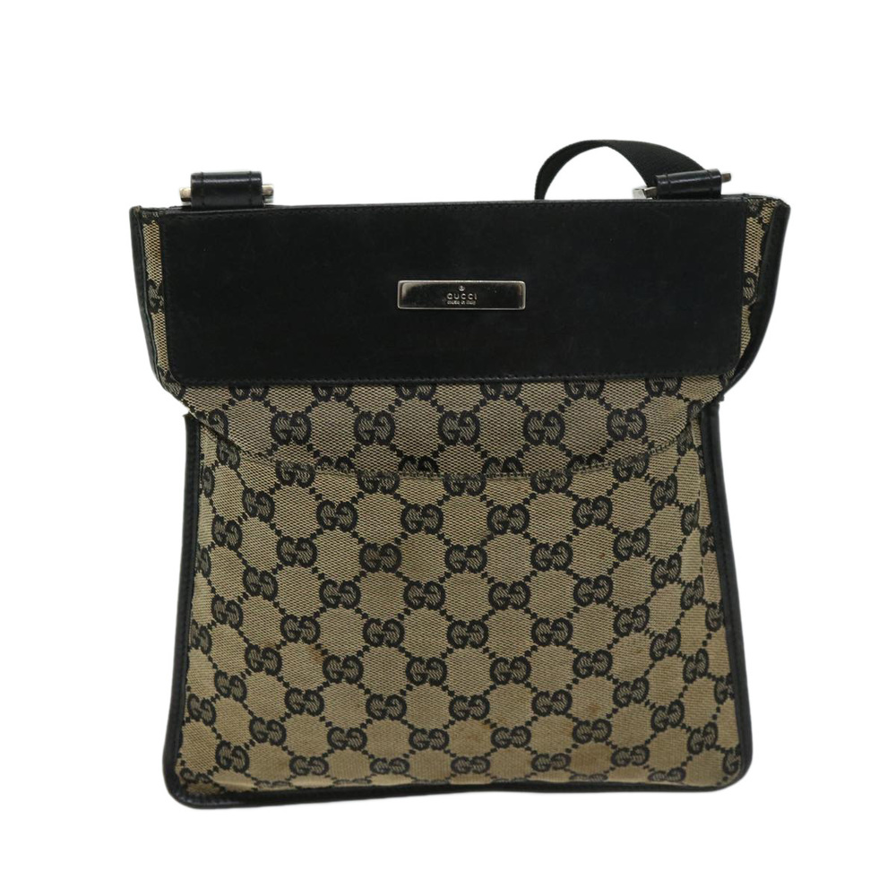 GUCCI GG Canvas Shoulder Bag Beige 019 0348 Auth 69364 - Picture 2 of 16